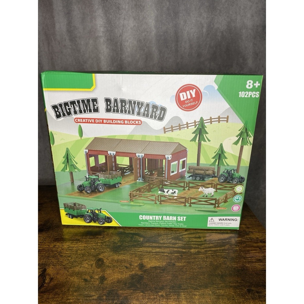 Barnyard Farm Country‎ Creative Barn Building Play Set NEW